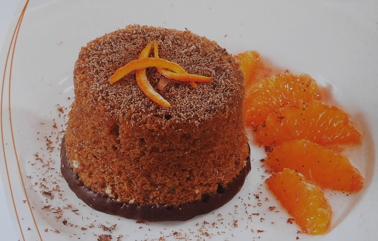 Cover Image of Spekulatius-Soufflés mit Orangenfilets
