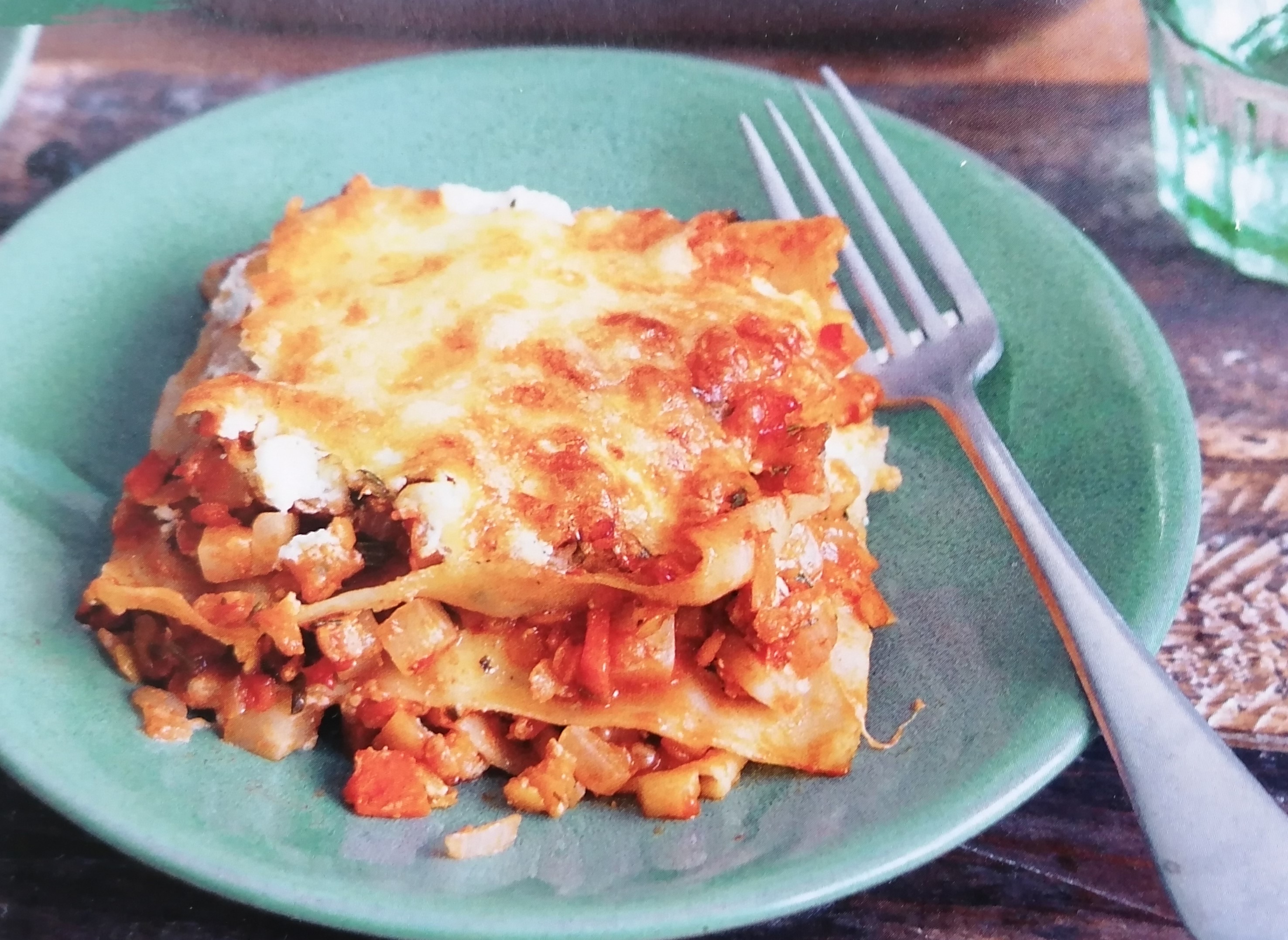 Cover Image of Lasagne mit Linsen-Bolognese
