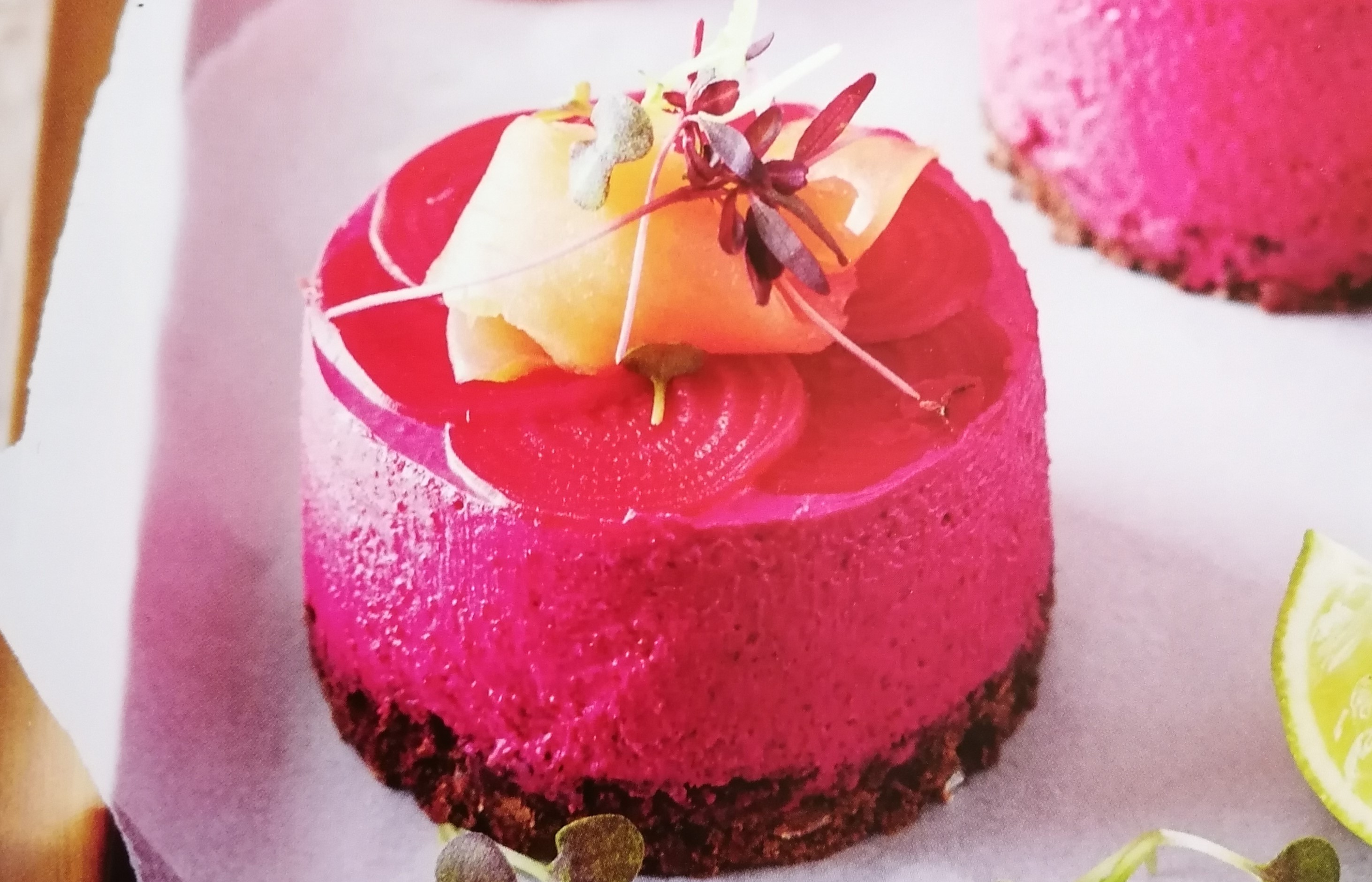 Cover Image of Rote-Rüben-Cheesecake