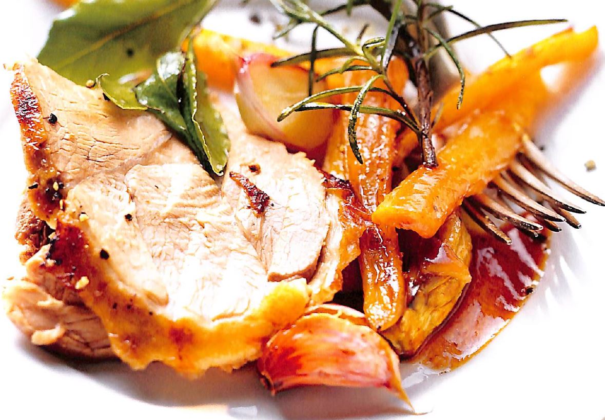 Cover Image of Geschmorte Lammkeule mit Gemüse