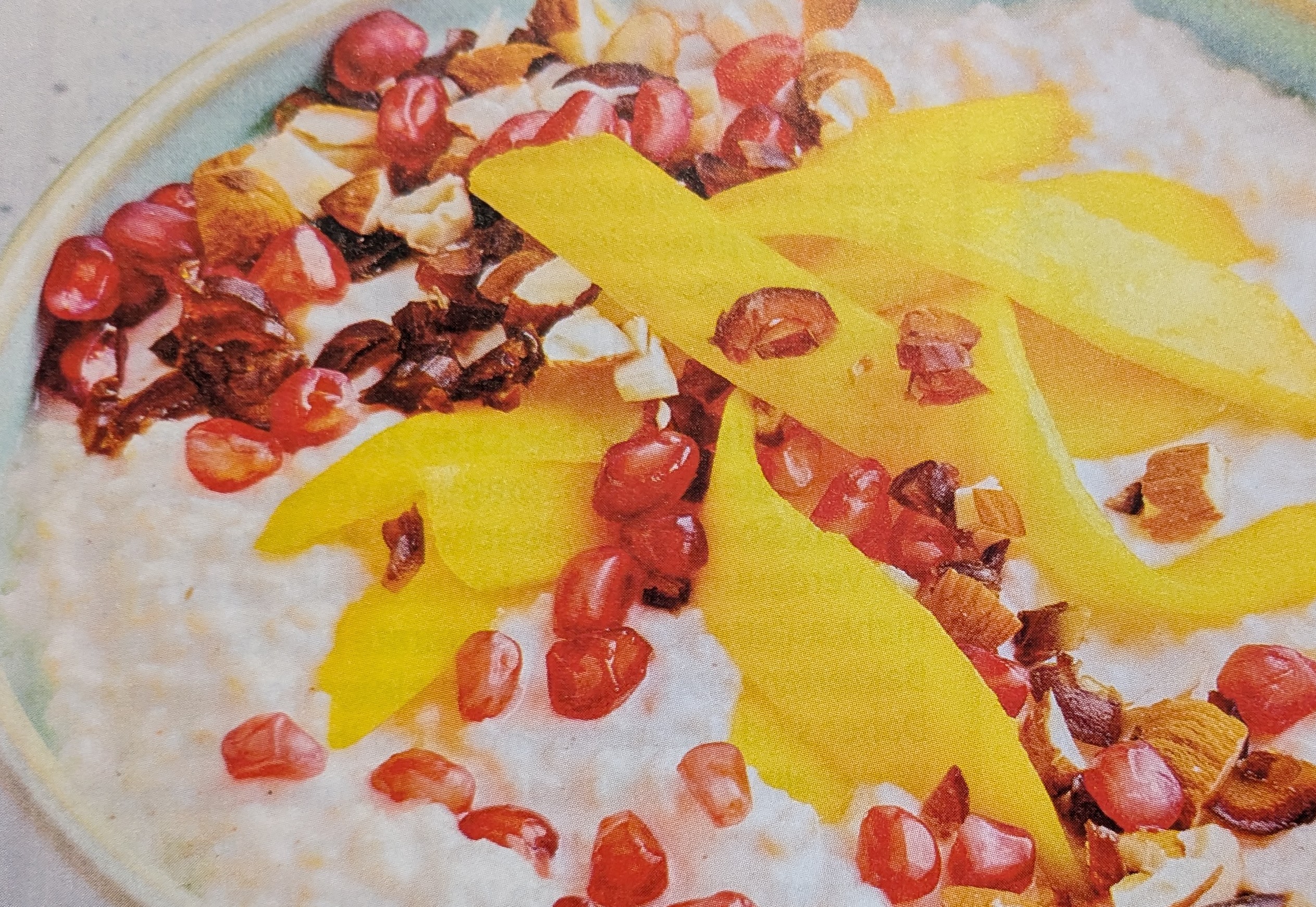 Cover Image of Joghurt Hirse Creme mit Granatapfel