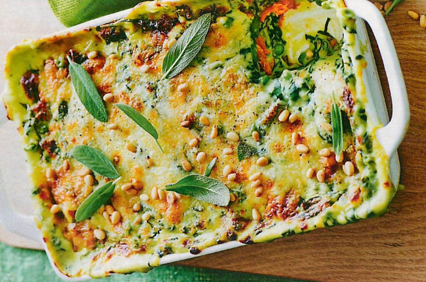 Cover Image of Lasagne mit Kürbis und Spinat